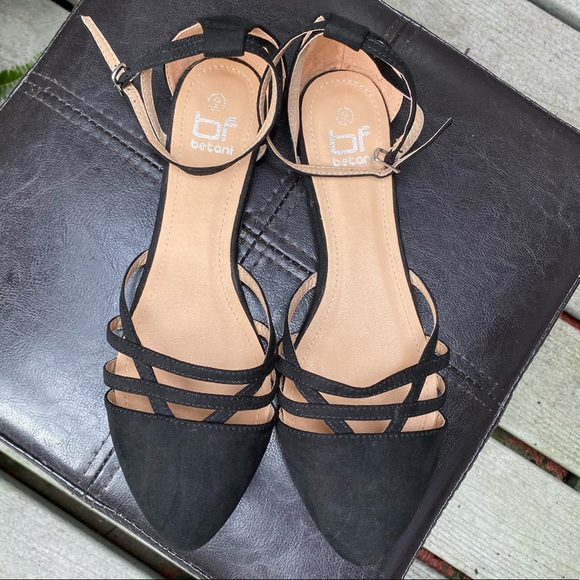 Betani Black Ankle-Strap Abela Flats Size 9, NWOB - Picture 9 of 9
